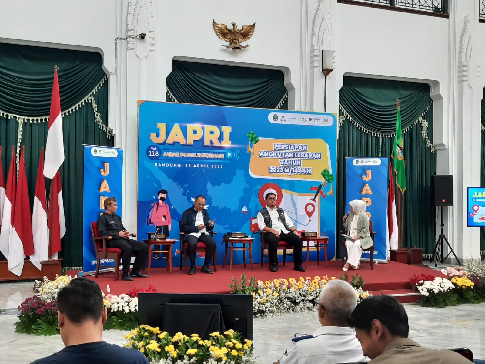 Acara JAPRI (Jabar Punya Informasi) di Gedung Sate, Kota Bandung, Kamis (13/4/2023). Foto : Humas Jabar
