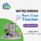 Info Loker! Info Lowongan Kerja Terbaru Part Time Teacher Kode Kiddo Bulan Juni 2023