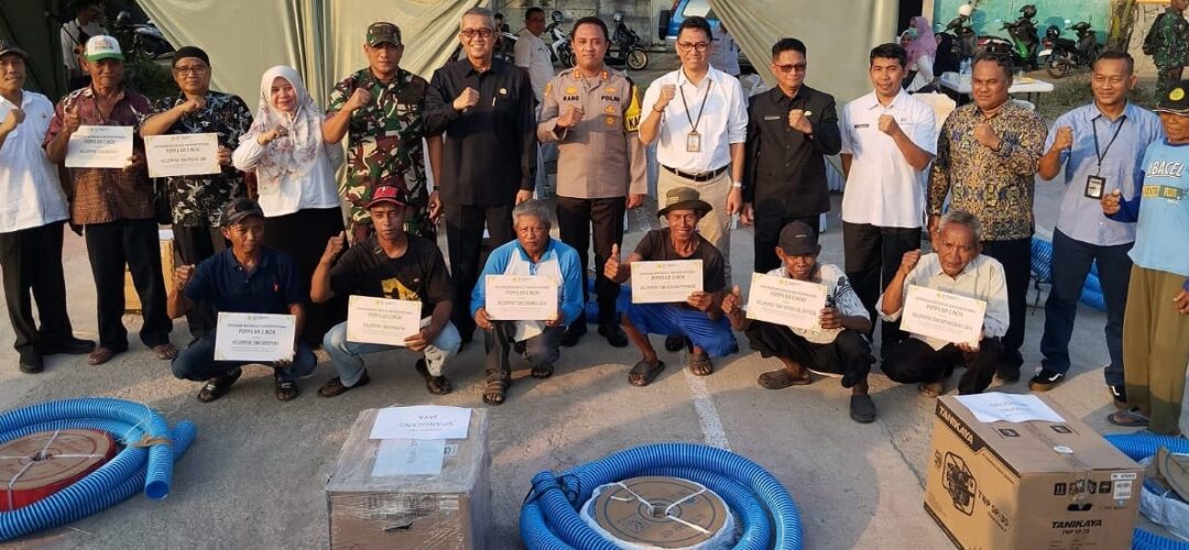 8 Kelompok Tani di Kota Cirebon Terima Bantuan Pompa Air dari Kementerian Pertanian
